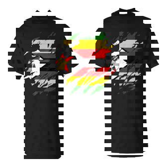 ジンバブエの旗ジンバブエ Tシャツ - Kawaiitshirt