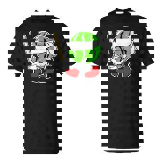 スイカ割り・夏 西瓜わり（すいかくん）【サマータイム】リゾート・夏 大好き／面白 イラスト Tシャツ - Kawaiitshirt