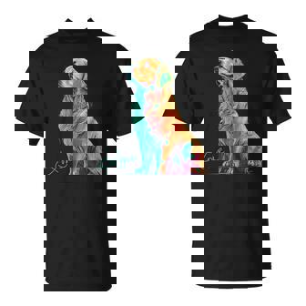 スウォッシュを持つゴールデンレトリバー、ゴールデンレトリバードッグ Tシャツ - Kawaiitshirt