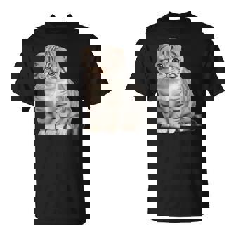 スコティッシュフォールド シンプルデザイン Tシャツ - Kawaiitshirt