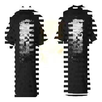 スタンダード シュナウザー マウンテン 肉球デザイン 犬 お母さん お父さん Tシャツ - Kawaiitshirt