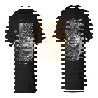 スチームパンク 猫 キティ 子猫 スチームパンク Tシャツ - Kawaiitshirt