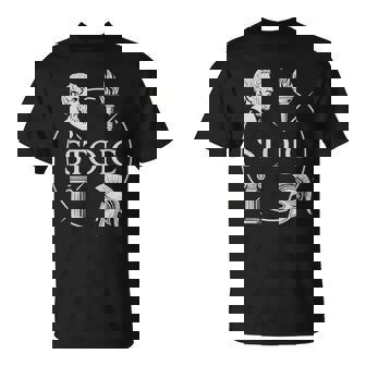 ストイックな美徳 – 知恵の勇気 正義 自己習得のシンボル Tシャツ - Kawaiitshirt