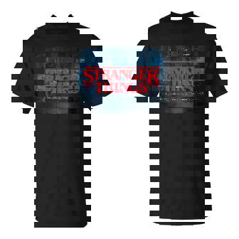 ストレンジャー・シングス ロゴ テレビ画面 ファン 記念品 Tシャツ - Kawaiitshirt