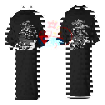 ストレンジャー・シングス・コード・レッド・ロード・トリップ・デモゴルゴン・アート Tシャツ - Kawaiitshirt