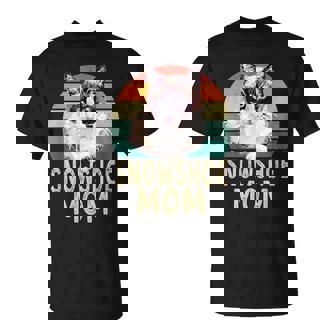 スノーシュー 猫 ママ レトロ ヴィンテージ 面白い I Love My Cat Tシャツ - Kawaiitshirt