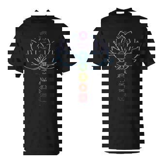 スピリチュアル禅 蓮の花のチャクラ ヨガ愛好家 Tシャツ - Kawaiitshirt