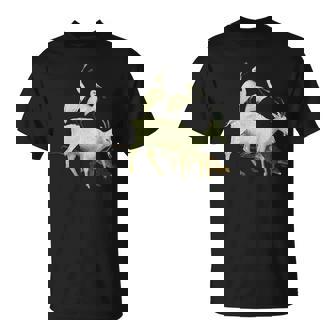 スプーンビルズとヤギの庭 地上の喜びの庭 Tシャツ - Kawaiitshirt