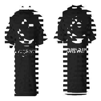 スマイルデザイン「ただスマイル」と言う言葉 Tシャツ - Kawaiitshirt