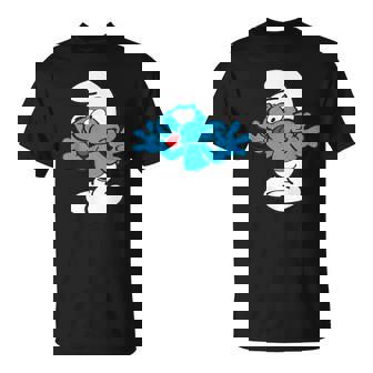 スマーフ ジョキー スマーフ 舌 ジョイフル ブルー コミック スマーフェット Tシャツ - Kawaiitshirt