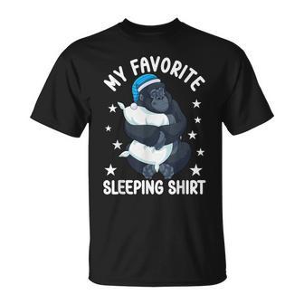 スリープシャツ ゴリラパジャマ モーニンググランピー用 Tシャツ - Kawaiitshirt