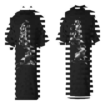 セクシーガールグラフィックtシャツ インプライドアクトオブファインアート Tシャツ - Kawaiitshirt