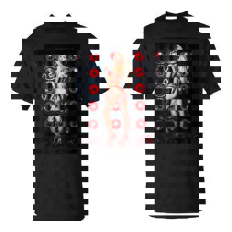 セクシーガールグラフィックtシャツ 赤いビキニを着たブロンドゴーゴーダンサー Tシャツ - Kawaiitshirt