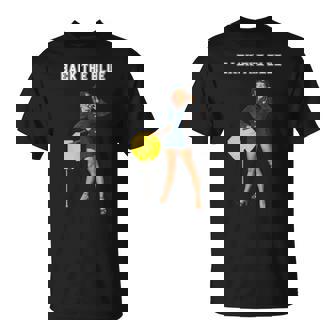 セクシー警察官、バックザブルーピンナップガール Tシャツ - Kawaiitshirt