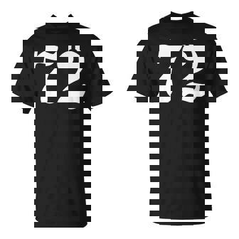 セブンティツー ナンバー 72 ナンバー Tシャツ - Kawaiitshirt