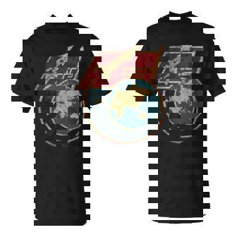 ソビエト連邦 宇宙 スプートニク ロケット Cccp ソ連 プロパガンダ Tシャツ - Kawaiitshirt