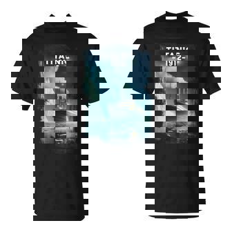 タイタニック号沈没船が1912年に氷山を襲った記念品 Tシャツ - Kawaiitshirt