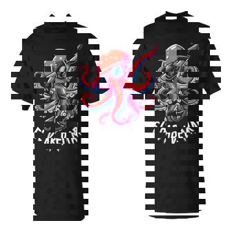 タコ、サングラスタコ動物、エルダブデルマール Tシャツ - Kawaiitshirt