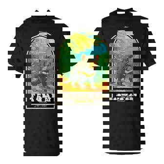 タスマン国立公園 ヴィンテージ タスマニアデビルアート Tシャツ - Kawaiitshirt