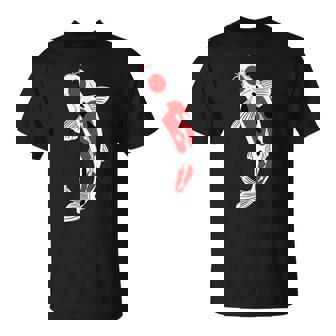 タンチョウサンケ 赤・白・黒鯉 Tシャツ - Kawaiitshirt