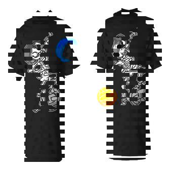 ダビング 水球 スケルトン ハロウィン 骨 ダブダンス Tシャツ - Kawaiitshirt