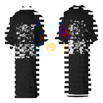 ダビングハロウィン骨格の魔女ヴァンパイアゴーストモンスター Tシャツ - Kawaiitshirt