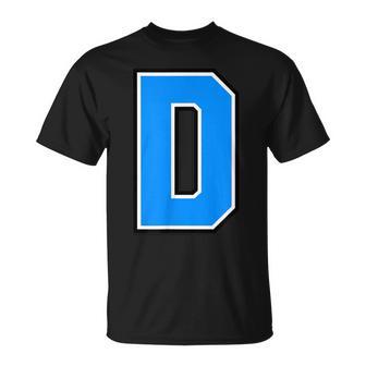 ダブリン郡 スカイブルー ネイビー アルファベット D ゲール語 フットボール ハーリング Tシャツ - Kawaiitshirt