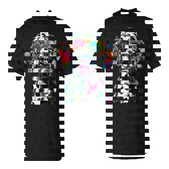 ダルメシアンとサングラスの犬 ダルメシアンが大好きです Tシャツ - Kawaiitshirt