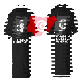 チュニジア国旗 地図 チュニジアのルーツ チュニジア プライド チュニジア Tシャツ - Kawaiitshirt