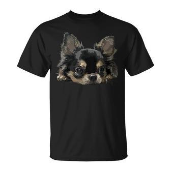 チワワ ロングヘア チワワ 子犬 犬好き ママ パパ Tシャツ - Kawaiitshirt