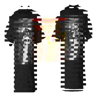 チワワ 面白いtシャツ 犬 ムンクの叫び かわいい メンズ 子供 おもしろ 服 グッズ ネタ わんこ Tシャツ - Kawaiitshirt