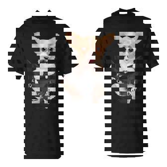 チワワ犬愛好家のためのポケットに入った面白いチワワ犬。 Tシャツ - Kawaiitshirt