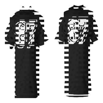 チームジャージーナンバー87 スポーツギフト Tシャツ - Kawaiitshirt