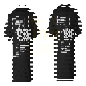 チームタイソン生涯メンバータイソン名 Tシャツ - Kawaiitshirt