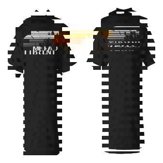 ティンバーランド Nc ビンテージ エバーグリーン サンセット 80年代レトロ Tシャツ - Kawaiitshirt