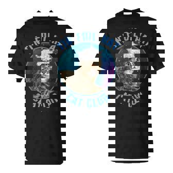 ティンホイルハットキャットクラブ陰謀論おかしい Tシャツ - Kawaiitshirt