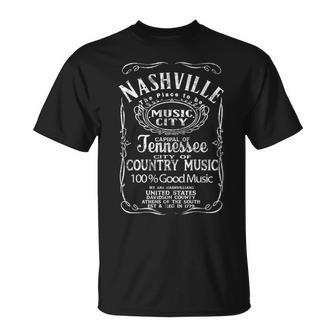 テネシー州ナッシュビル・カントリー・ウェスタン・ミュージック アメリカ Tシャツ - Kawaiitshirt