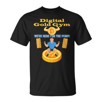 デジタルゴールドジム エクササイズ ビットコインギア クリプトジムウェア Tシャツ - Kawaiitshirt