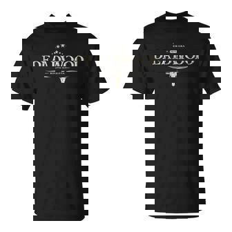 デッドウッド サウスダコタ 1876、ヴィンテージで流行に左右されない記念品。 Tシャツ - Kawaiitshirt