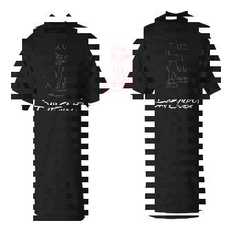 デヴィッド・ギルモア オン・ア・アイランド 赤と白のスケッチ Tシャツ - Kawaiitshirt