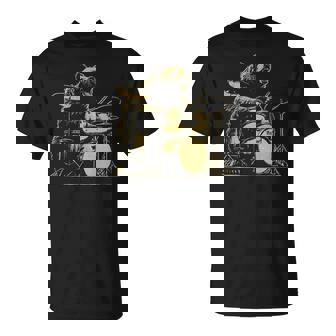 ドラマー ドラム クマ ドラムを演奏するミュージシャン Tシャツ - Kawaiitshirt