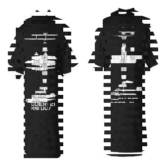 ドルニエdo217ドイツ第二次世界大戦爆撃機 Tシャツ - Kawaiitshirt