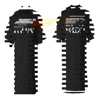 ドルビー、Me ヴィンテージ エバーグリーン サンセット 80年代レトロ Tシャツ - Kawaiitshirt