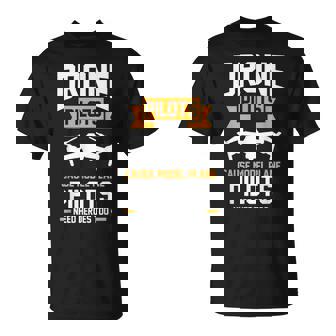 ドローンパイロットはモデル飛行機のパイロットのドローンを引き起こす Tシャツ - Kawaiitshirt