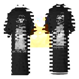 ドージコインdogecoin Hodl 月へ月にto The Moon 暗号通貨doge Memeドージミーム Tシャツ - Kawaiitshirt