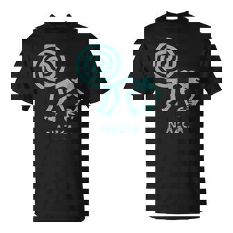 ナスカ ライン ペルー ジオグリフ 宇宙飛行士 ハチドリ モンキー Tシャツ - Kawaiitshirt