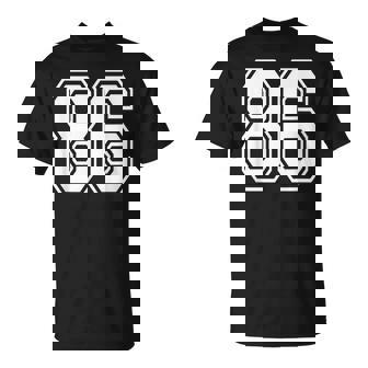 ナンバー86 86歳の誕生日ギフト選手チーム番号入りジャージ Tシャツ - Kawaiitshirt