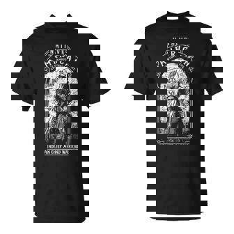 ネイティブアメリカンインディアンレトロデザイン。 Tシャツ - Kawaiitshirt