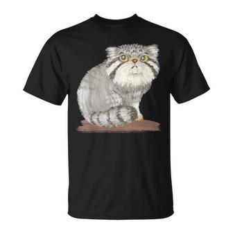ネコ マヌルネコ 子猫 野生動物 Tシャツ - Kawaiitshirt