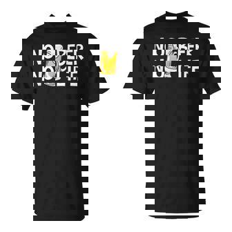 ノービアノーライフ ビール好き ノービールノーライフ 酒飲み 酒好き ビアガーデン ビール Tシャツ - Kawaiitshirt